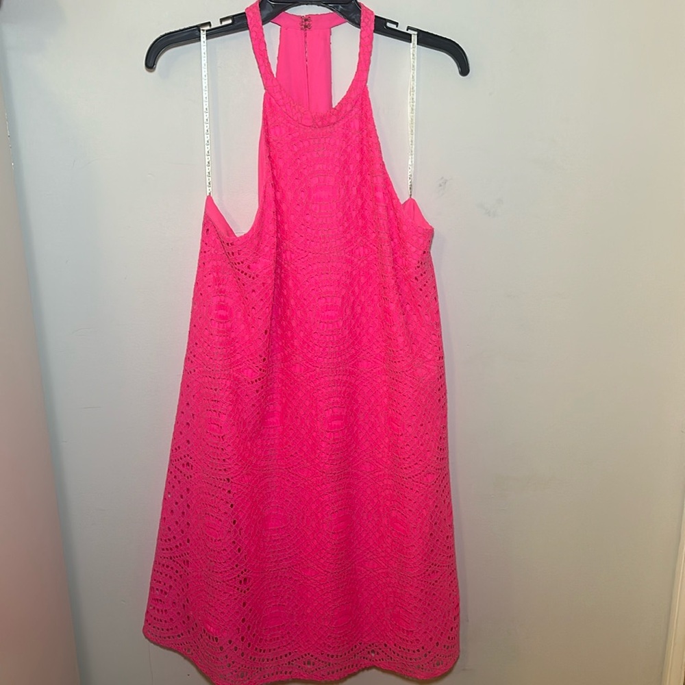 Hot Pink Lilly Pulitzer halter top sundress